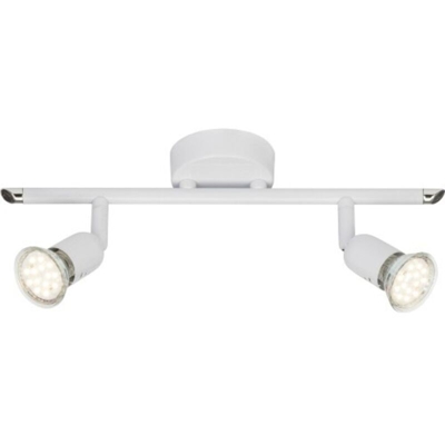 a + +, Loona LED Spot tubo, Metallo, bianco, 12 x 22.5 x 9.5 cm, GU10 3 watts 230 volts - Brilliant