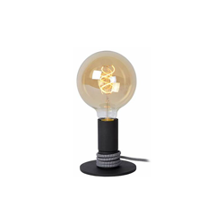 Marit â?? Lampada da tavolo â?? Ã? 10 cm â?? 1 X E27 â?? Nero - Lucide precio