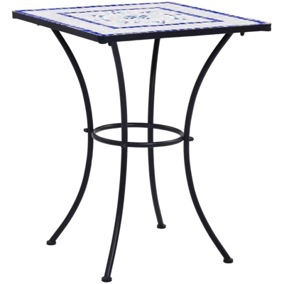 Bistrot table by 60 cm theme and colors modelli : blu quadrato