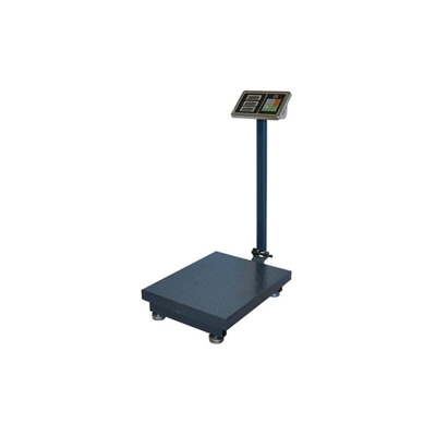 Kasart - Bilancia a bilico digitale 300 kg display lcd a batteria 6V ricaricabile caricatore manuale inclusi cm 40x60x87 h