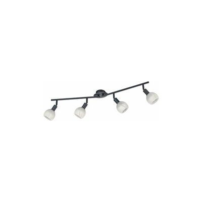 Brest Barra di faretti, Nero - Reality Leuchten