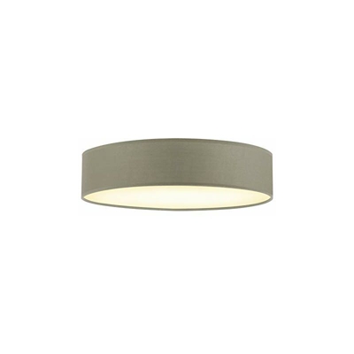 Plafoniera da soffitto con Paralume in Tessuto â?? Ideale per Soggiorno e Camera da Letto â?? Compatibile con 3 lampadine E14 Max. 40 WA, Talpa,