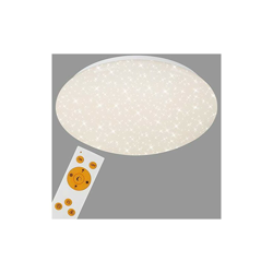 Plafoniera LED Dimmerabile, decoro a stelle, Luce calda neutra fredda, include telecomando, LED integrati 1300Lm 15W, Ã?29.3 cm, Lampada da soffitto en oferta