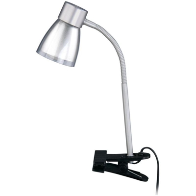 Briloner Leuchte 2687-010P - Lampada a morsetto, 1 x E14, colore: Titanio