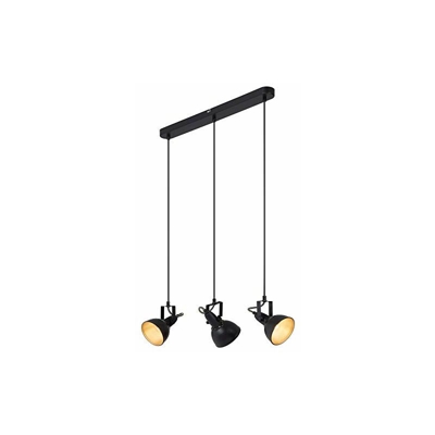 Briloner Leuchten 4049-035 Lampadario a Sospensione da Soffitto con 3 Faretti Direzionabili â?? Design RÃ©tro/Vintage â?? Compatibile con Lampadine
