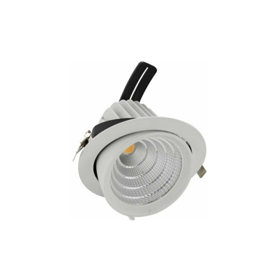 57-Chip X5004D-WH3K-Lampada LED downlight orientabile, colore: bianco - Digilamp