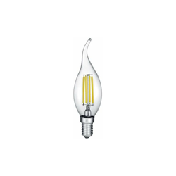 Trio 990-400 Lampadina LED, Fiamma, 4 W, Trasparente, Diametro 3.5 cm E14 - Trio Leuchten en oferta