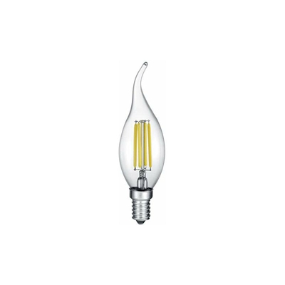 Trio 990-400 Lampadina LED, Fiamma, 4 W, Trasparente, Diametro 3.5 cm E14 - Trio Leuchten
