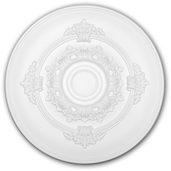 Rosone soffitto parete 156049 Profhome elemento decorativo elemento soffitto stile neoimpero bianco Ø 34,6 cm precio