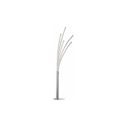 WOFI Piantana Integriert, 24 W, Argento, H: 185 cm x B x L: 59 cm en oferta