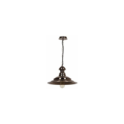 Homemania Vintage Lampada a Sospensione, Metallo, Argento Anticato, 39 x 28 cm Cavo 110 cm, 65 unitÃ