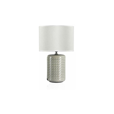 Go for Glow 48020 Tavolo Max. 20W E27 Lampada da Comodino Verde Beige 230V Ceramica/Tessuto Senza Lampadina - Pauleen