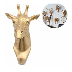 Appendiabiti e portasciugamani rack per porta a parete a parete chiave animale giraffe con cappotto giraffa ( en oferta