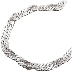 Collana 118001 - Singapore Chain Silver 925-50cm precio
