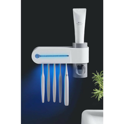 3 in 1 UV Sterilizzatore automatico sterilizzatore Sterlizzatore Dentito Dentifricio Distributore per toothpaste per WC House Accessori per il bagno en oferta