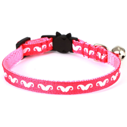 Collana con colletto cat e collana per cani Bell Cat Clad Baffi rosa, S 1.0 * 28 cm características