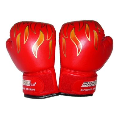Guanti da boxe per bambini Guanti SANDA Guanti da combattimento Guanti per bambini Boxing Bag Gloves, Rosso