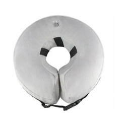 Collana protettiva per cani da cani collana protettiva per cani collana protettiva con collana protettiva con collana comparabile con velcro, (grigio en oferta