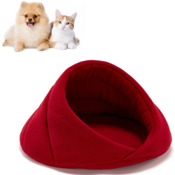 Pet friendly Letter Polar Letter Cat Tappeto Vino rosso XS precio