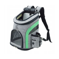 Zaino da viaggio Pet Backpack Zaino Zaino Zaino traspirante all'aperto Pieghevole gatto e dog-L Grey Grey Green características