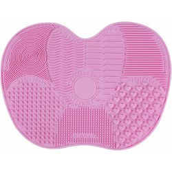 Pennello per la pulizia Utilizzato per pulire la tappetini per la pulizia della spazzola per il trucco Tappetini Scrubber (rosa) en oferta
