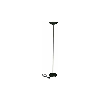 Lampada piantana alogena, nero, metallo - Maul