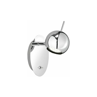 Trio 818070106 Bowie Faretto, 25 W, Cromo, 14 cm - Trio Leuchten