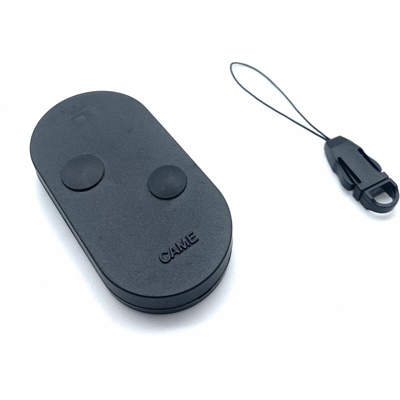 CAME TOPD2RKS Telecomando Codice Fisso 2 Canali Dual Frequency Nero