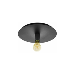 lampada da soffitto Passano 1, 1 lampada da soffitto moderna, industriale, lampada da soggiorno in acciaio nero, lampada da cucina, corridoio, con características