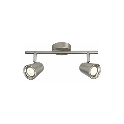 AG g50613/13Â Nifty Plafoniera LED a 2Â luci metallo 4Â W Integrated acciaio - Brilliant