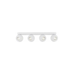 Brilliant 35631/05 White Ball - Plafoniera con 4 luci, metallo/NC, GU10, 28 W, colore: Bianco precio