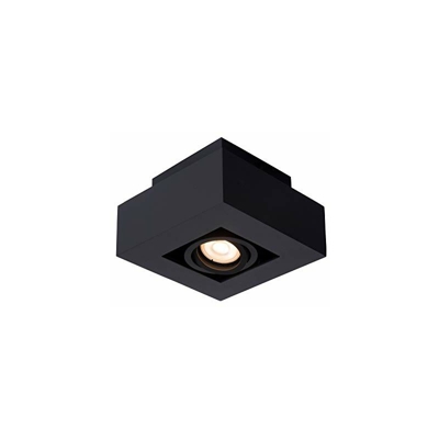 Lucide - Faretto da soffitto, in alluminio, 5 W, colore: Nero
