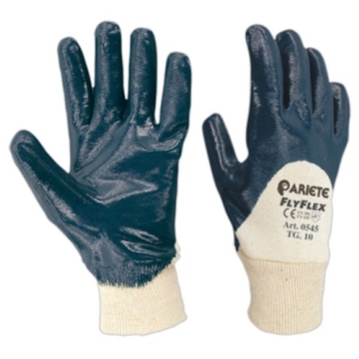 guanti da lavoro in nbr anti taglio tg 10 colore blu interno felpato - Ariete