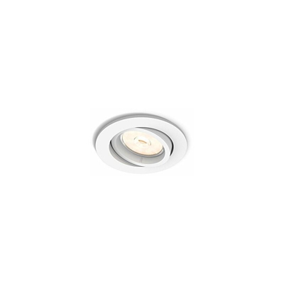 Philips Lighting Enneper Faretto da Incasso, Attacco GU10, Bianco, Lampadina Non Inclusa