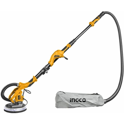 Ingco LEVIGATRICE A GIRAFFA PER MURI 1050 W CON BORSA Con luce a LED