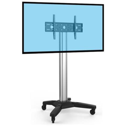 030-5002 Carrello Mobile Per Schermo Tv Lcd Led 37''''-70'''', Ideale Per Videoconferenza. Altezza Regolabile Fino A 160 Cm. en oferta