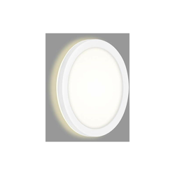 Luce per esterni a LED, lampada da parete da esterno con retroilluminazione, 8 watt, 1.200 lumen, 4.000 kelvin, bianca, rotonda, Ã? 21cm - Briloner precio