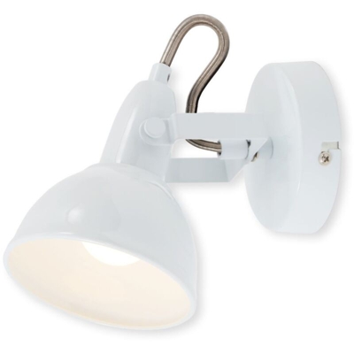 2049-016 Faretto a Parete Girevole e orientabile in Stile rÃ©tro/Vintage â?? Compatibile con lampadine E14 Max. 40 Watt â?? Ideale per Soggiorno W,