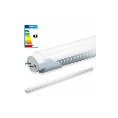 1x SMD Tubo/tubo LED fluorescente T8 G13 -Cover bianco opaco120 cm, 18 W, 1800lumen- pronto per l'installazione, Colore Luce:bianco caldo - Ledvero