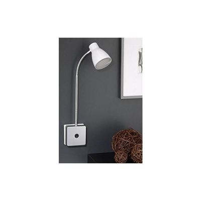 Briloner Leuchten - Briloner 2616-016P - Lampada a 21 LED con attacco alla spina, colore: Bianco