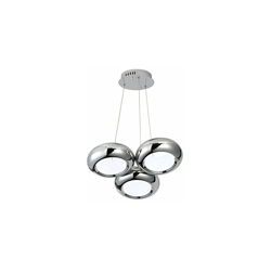 57659Â â??Â Lampada a sospensione, metallo, 10Â W, colore: argento - Interfan precio