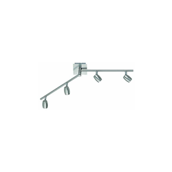 Lampada da soffitto GU10, Nickel Satinato, 10 x 80 x 20 cm - Trio Leuchten en oferta