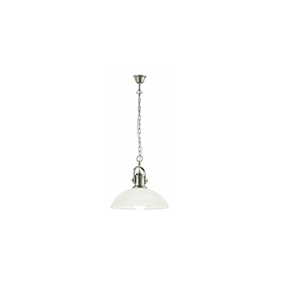 Trio 301900107 Mont Ender Lampadario in Nichel Opaco, 40x40x150 cm E27, Nickel Satinato, 40x40x150Â cm - Trio Leuchten