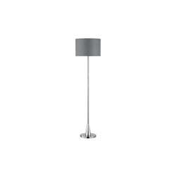 Trio 406500107 Cosinus Lampada a Stelo, Nichel Opaco, Paralume in Tessuto Grigio, nickel;tessuto características