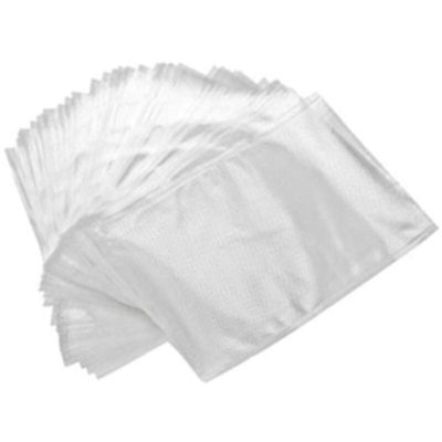 Buste goffrate in nylon politene uso alimentare 25 sacchetti 15x20cm sottovuoto