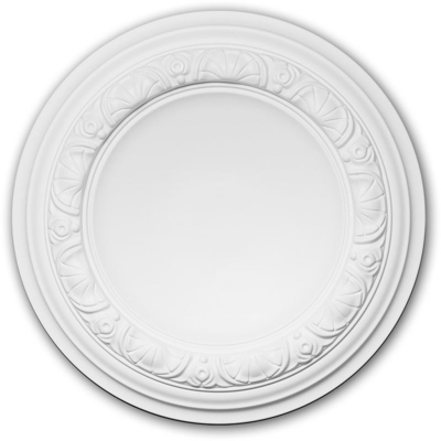 Rosone soffitto parete 156032 Profhome elemento decorativo elemento soffitto stile neorinascimentale bianco Ø 32 cm