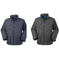 Lancelot giubbotto Dover da lavoro con cappuccio tasche poliestere giacca giubbino Grigio XXXL características