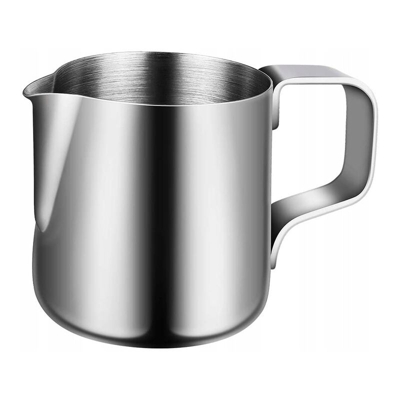 Pentola di latte da caffè, 150 ml di latte in acciaio inox, cappuccino e latte latte schiuma,