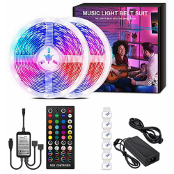 Lampada a 10 metri con lampada 5050 con barra musicale impermeabile colorata RGB precio