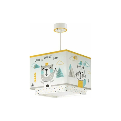 Hello Little lampada bambini ciondolo, multicolore, led no incluida, plastica - Dalber